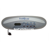 Bullfrog Spas 65-1600_65-1605 Spa 4 Button Topside Control Panel Includes Overlay 2006+