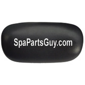 Strong Spas Lounger Pillow Headrest - Mounting Bar Style - 9 1/2" x 5" Black