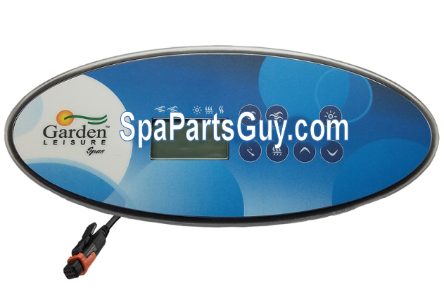 Dynasty - Garden Leisure Spa Topside Control Panel Includes Overlay 12648_12767 - Spa Parts Guy