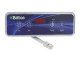54104 Balboa Spa Topside Control Panel Balboa 4 Button Includes Overlay Same as 55084