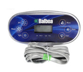 54546_7511A Balboa Pinnacle Spa Topside Control Panel Includes Overlay, VL600S Go Spa 6 Button