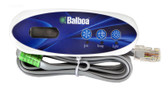 52487  Balboa Spa VL200 Mini Oval Topside Control Panel 3 Button 