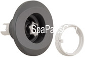 Jacuzzi Jet Insert Power Pro LX # 6540-760  5 1/4" Gray w/ Adapter Clip for 2006 and Older Spas
