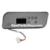 LA Spas Topside Control Panel Spa  # PL-49530_PL-49535 Includes Overlay 5 Button 2 Pump