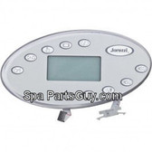 2600-323 Jacuzzi J-300 10 Button Topside Control Panel LCD Model Used with 2002-2006 J-300 Models