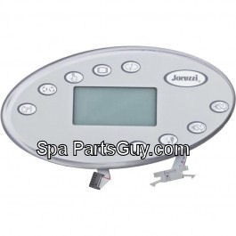 2600-323 Jacuzzi J-300 10 Button Topside Control Panel LCD Model