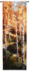 Autumn Birch Path by Art Fronckowiak | Woven Tapestry Wall Art Hanging | Vibrant Fiery Fall Birches Nature Artwork | 100% Cotton USA Size 76x26 Wall Tapestry