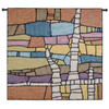 Procession by Julianna James | Woven Tapestry Wall Art Hanging | Rustic Contemporary Colorful Mosaic Design | 100% Cotton USA Size 85x53 Wall Tapestry