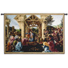 The Adoration of the Magi by Sandro Botticelli | Woven Tapestry Wall Art Hanging | Renaissance Art Worship of Jesus Christ Nativity | 100% Cotton USA Size 63x41 Wall Tapestry