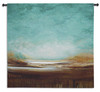 New Horizons by Cat Tesla | Woven Tapestry Wall Art Hanging | Serene Abstract Landscape | 100% Cotton USA Size 52x51 Wall Tapestry