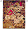 Golden Dragon by Brad Simpson | Woven Tapestry Wall Art Hanging | Traditional Chinese Style Dragon in Bold Majestic Tones | 100% Cotton USA Size 67x53 Wall Tapestry