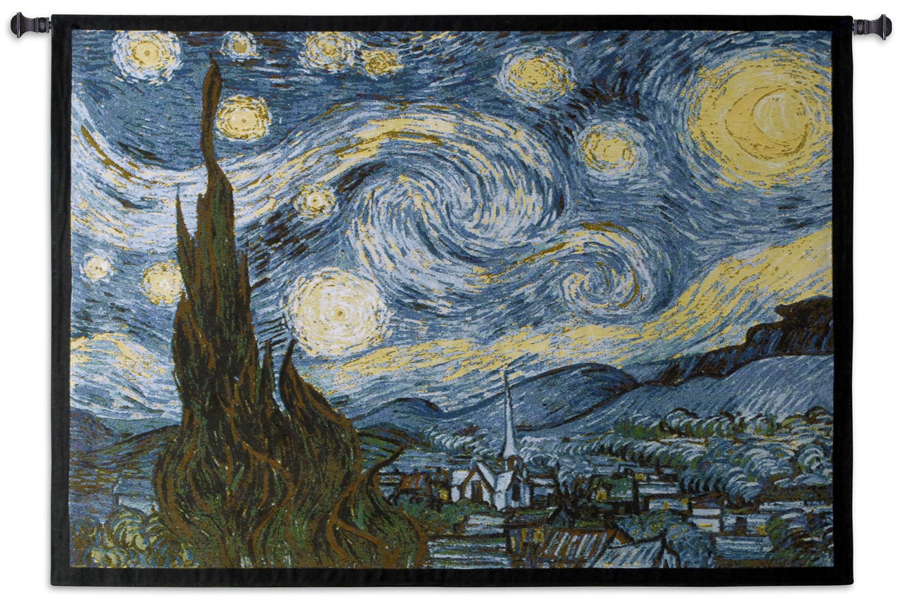 Van gogh starry night tapestry sale