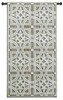Fretwork | Woven Tapestry Wall Art Hanging | Interlocking Floral Geometric Pattern | 100% Cotton USA Size 50x26 Wall Tapestry