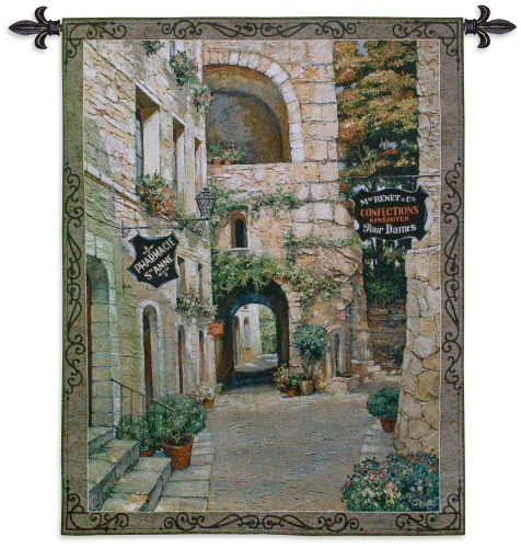 Italian Country Village II by Roger Duvall | Woven Tapestry Wall Art ...