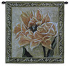 Tulip Unveiled III by Liz Jardine | Woven Tapestry Wall Art Hanging | Tulip Study Lone Flower Still Life | 100% Cotton USA Size 30x27 Wall Tapestry