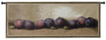 Nature's Bounty I by Judith Levin | Woven Tapestry Wall Art Hanging | Ripe Plums and Grapes Still Life | 100% Cotton USA Size 53x22 Wall Tapestry