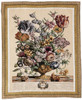 April Botanical by Robert Furber - Woven Tapestry Wall Art Hanging for Home & Office Decor - The Twelve Months of The Year In Flowers Floral Botanical Vase Still Life - 100% Cotton - USA 32X26 Wall Tapestry