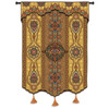 Prema Zari | Woven Tapestry Wall Art Hanging | Ornate Eastern Inspired Pattern Artwork | 100% Cotton USA Size 62x52 Wall Tapestry