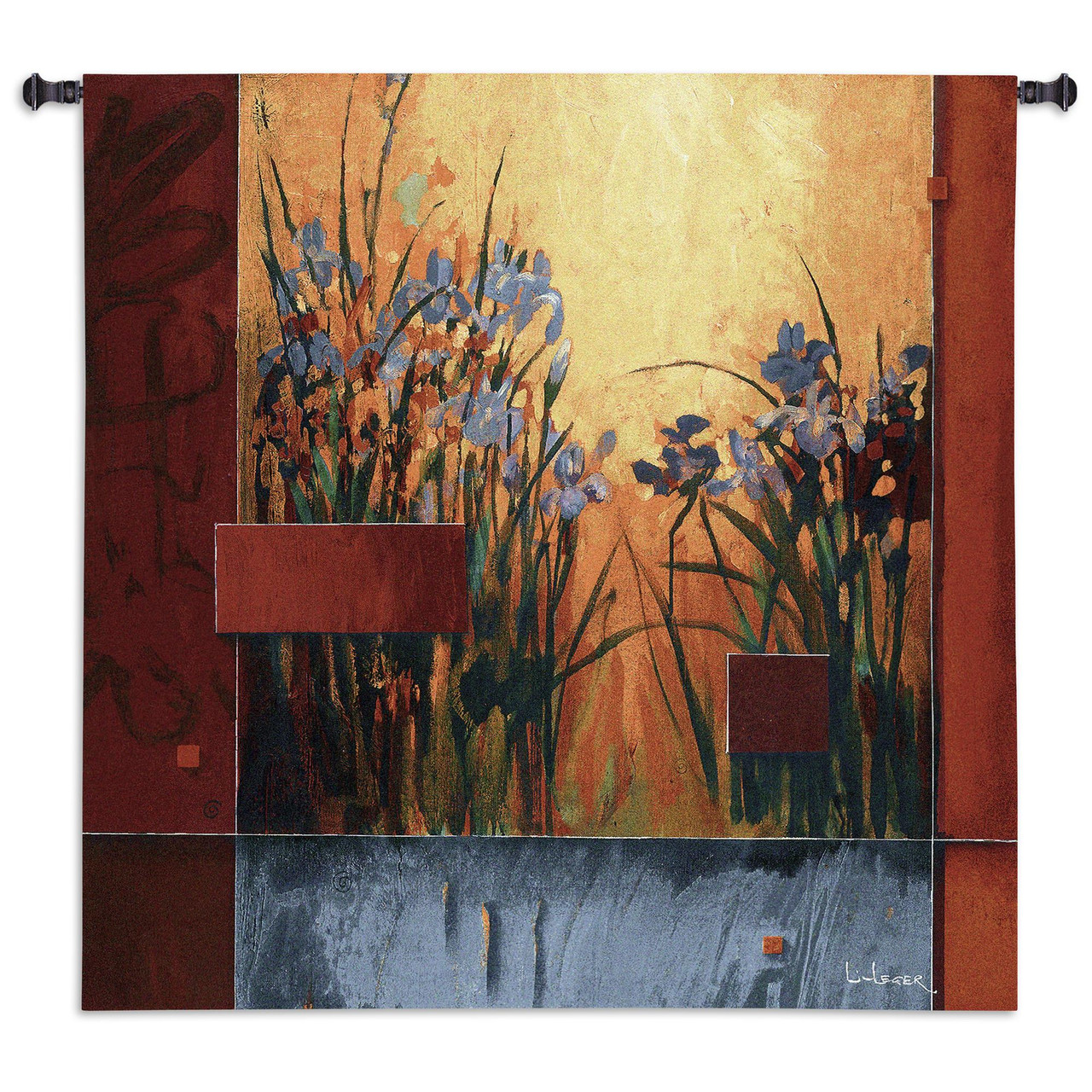 abstract wall tapestry