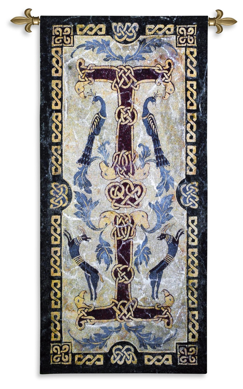 Celtic Design II, Woven Tapestry Wall Art Hanging, Irish Tribal Knots and  Spirit Animals