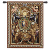Portiere du Char de Triomphe by Charles Le Brun for Louis XIV | Woven Tapestry Wall Art Hanging | Greek God Apollo Golden Armor with Cherubs | 100% Cotton USA Size 53x40 Wall Tapestry