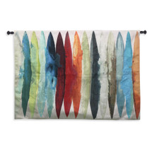 Even Flow by Randy Hibberd | Woven Tapestry Wall Art Hanging | Artissimo Design | 100% Cotton USA Size 78x53 Wall Tapestry