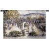 Wistful Wisteria | Woven Tapestry Wall Art Hanging | Fragrant Purple Foliage at Spanish Estate | 100% Cotton USA Size 53x34 Wall Tapestry