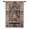The Offering to Bacchus from the Grotesques Series by Jean-Baptiste Monnoyer | Woven Tapestry Wall Art Hanging | Marble Bacchus Statue on Ornate Background | 100% Cotton USA Size 53x37 Wall Tapestry