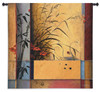 Bamboo Division by Don Li Leger | Woven Tapestry Wall Art Hanging | Abstract Asian Geometric Bamboo Artwork | 100% Cotton USA Size 53x53 Wall Tapestry