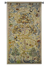 European Summer Quince by William Morris | Woven Tapestry Wall Art Hanging | Fruit Tree with Swirling Acanthus Leaf Design | 100% Cotton USA Size 64x34 Wall Tapestry