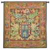 Regal Crest | Woven Tapestry Wall Art Hanging | Ornate Historic French Coat of Arms | 100% Cotton USA Size 73x63 Wall Tapestry