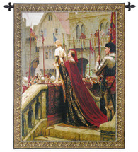 A Little Prince Likely in Time to Bless a Royal Throne by Edmund Blair Leighton | Woven Tapestry Wall Art Hanging | Romantic Medieval Royal Theme | 100% Cotton USA Size Size 65x52 Wall Tapestry