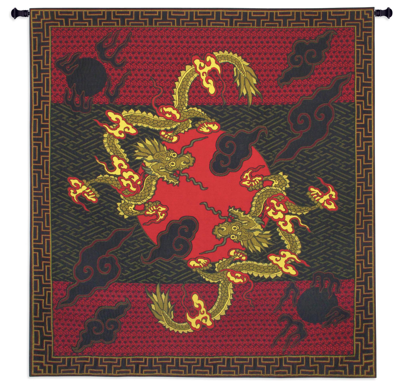 Red and best sale gold tapestry