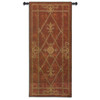 Edinburgh Scroll | Woven Tapestry Wall Art Hanging | Castle Door Scrollwork | 100% Cotton USA Size 57x26 Wall Tapestry