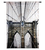 Washington Bridge by Nathan Bailey | Woven Tapestry Wall Art Hanging | Industrial New York City Architecture | 100% Cotton USA Size 64x41 Wall Tapestry