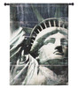 Miss Liberty by Nathan Bailey | Woven Tapestry Wall Art Hanging | Patriotic American Statue of Liberty Portrait | 100% Cotton USA Size 47x31 Wall Tapestry