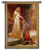 The Accolade by Edmund Blair Leighton | Woven Tapestry Wall Art Hanging | Medieval Knight Ceremony | 100% Cotton USA Size 71x52 Wall Tapestry