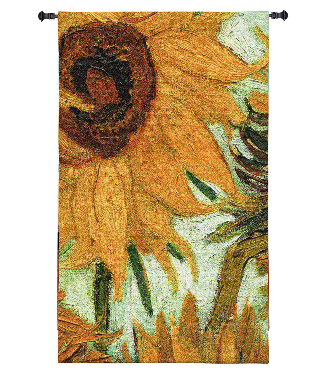 Van gogh sunflowers french tapestry    in. x  cotton/viscose