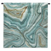Agate Abstract II by Megan Meagher | Woven Tapestry Wall Art Hanging | Polished Stone Marble Contemporary Pattern Artwork | 100% Cotton USA Size 30x30 Wall Tapestry