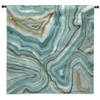 Agate Abstract II by Megan Meagher | Woven Tapestry Wall Art Hanging | Polished Stone Marble Contemporary Pattern Artwork | 100% Cotton USA Size 53x53 Wall Tapestry