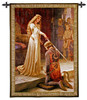 The Accolade by Edmund Blair Leighton | Woven Tapestry Wall Art Hanging | Medieval Knight Ceremony | 100% Cotton USA Size 53x42 Wall Tapestry