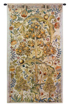 Summer Quince by William Morris | Arts and Crafts Style Woven Tapestry Wall Textile Art | Elaborate Tree Pattern | 100% Cotton USA Size 68x35 Wall Tapestry