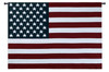 American Flag | Woven Tapestry Wall Art Hanging | Patriotic Star Spangled Banner Tapestry | 100% Cotton USA Size 53x38 Wall Tapestry