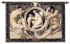 Idylle | Woven Tapestry Wall Art Hanging | Greek Inspired Statuesque Artwork | 100% Cotton USA Size 53x44 Wall Tapestry