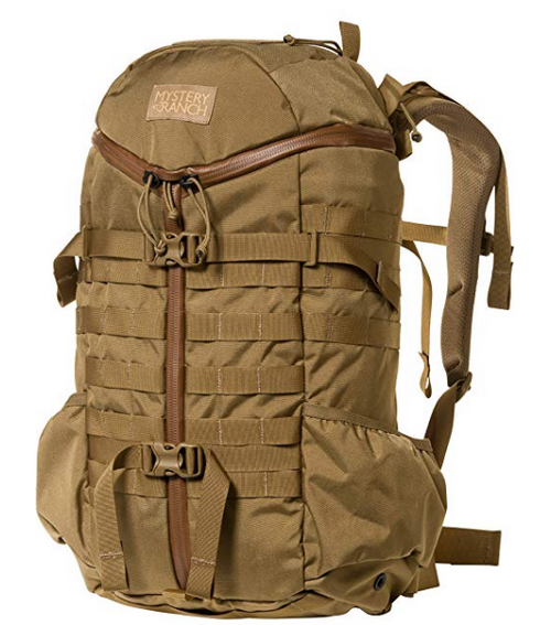 Mystery Ranch 2 Day Assault Pack (Coyote)

The new Mystery Ranch 2 Day Assault Pack is a scaled-down option for non-military enthusiasts built into a smaller, everyday urban size and functionality. Enough MOLLE on sides and back of pack to entertain substitutions from flash-bang pocket attachments to urban necessities. All the bells and whistles you would expect in a 3 Day Assault Pack with the integrated floating computer sleeve for a non-combative lifestyle. Side Pouches accommodate the Heavy Cover USGI Style Titanium Canteen Mess Kit.

Features:

Classic 3-ZIP design for easy, rapid access to the interior
Two zippered lid pockets
VELCRO® pile on top of lid for morale patches
Interior dump pockets
Adjustable yoke
Main compartment and side zip access to floating, padded sleeve that fits laptops up to 15” and document/tablet sleeve pocket 
Two interior mesh pockets
Full-length plastic frame sheet
Removable web waist belt 
Compression straps
MOLLE on exterior
1648 cu-inches
500D CORDURA® fabric and YKK® zippers