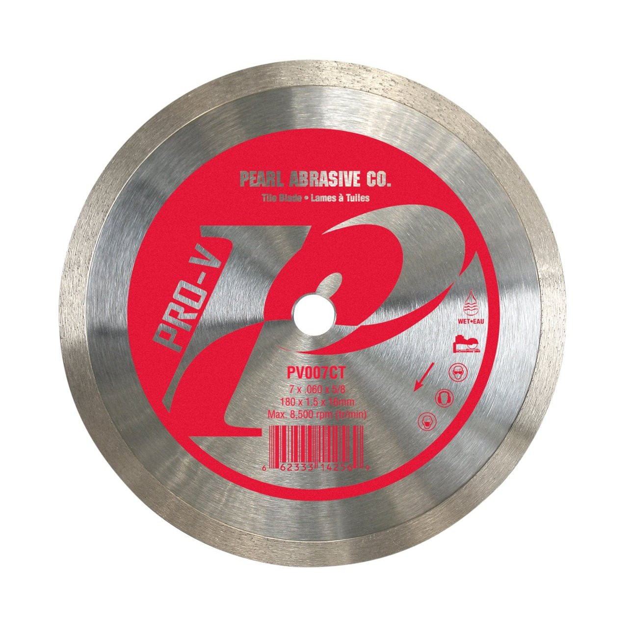 Pearl Abrasive P2 ProV Diamond Blade for Tile 7 x .060 x 5/8