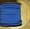 Blue Round Cloth Covered 3-Wire Cord, Nylon - PER FOOT