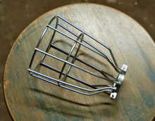 Steel Bulb Guard, Clamp On Metal Lamp Squirrel Cage, For Trouble Lights and Steampunk Fixtures