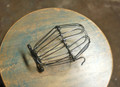 Unfinished Steel Wire Bulb Cage, Clamp On Lamp Guard 