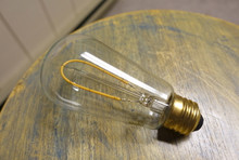 LED Edison Bulb - ST18, Curved Vintage Style Spiral Filament, 2w/25w equivalent fully dimmable.